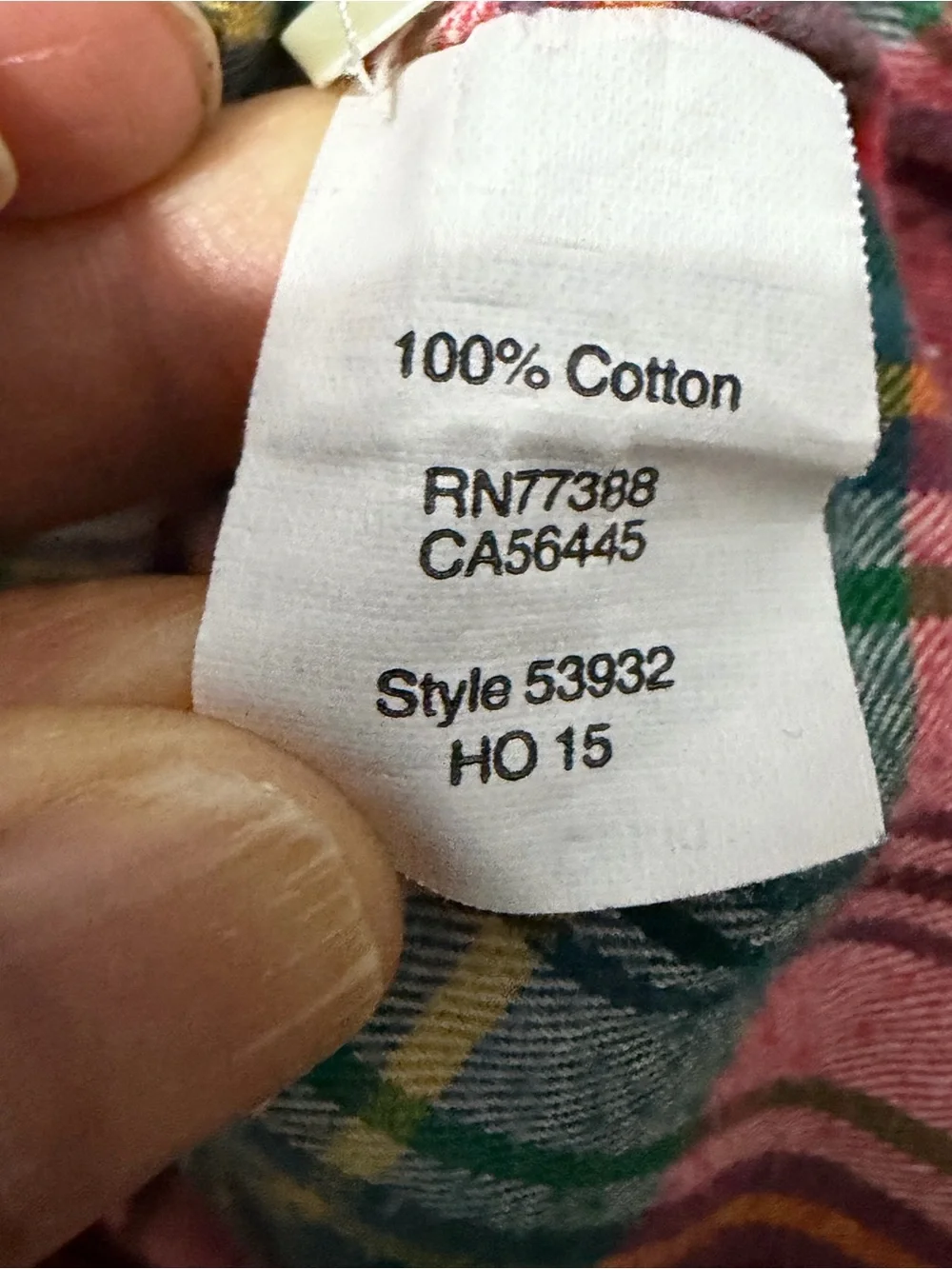 J. Crew Red and Green Plaid Button-Down Shirt size XS